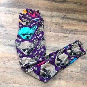 LuLaRoe Chihuahua Print OS leggings